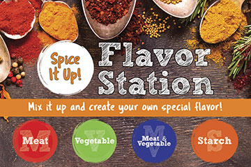 Bistro Flavor Station Shakes Up Student Meals