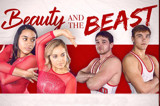 'Beauty and the Beast' Gymnastics/Wrestling Event Feb. 13