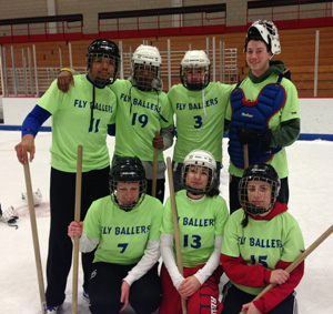 For Students, Broomball Offers Intramural Glory