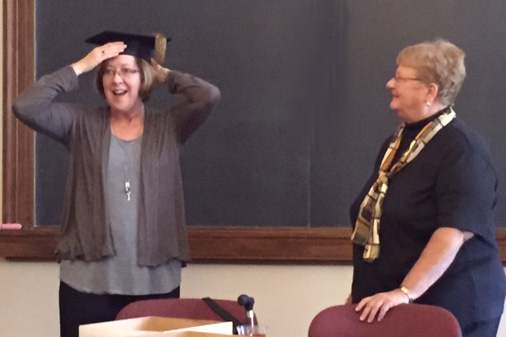 Health Educator Honored With Historic Mortarboard