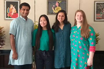 Study Abroad Provides Canvas for Student Art in India