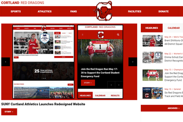 Athletics launches redesigned website