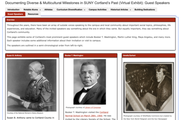 Virtual exhibit on multicultural milestones available