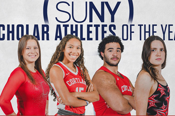 Four Cortland Athletes Earn SUNY Scholar Athlete of the Year Awards