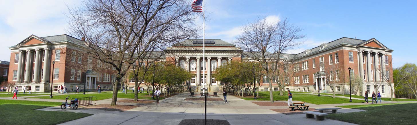 Old Main Exterior Panorama