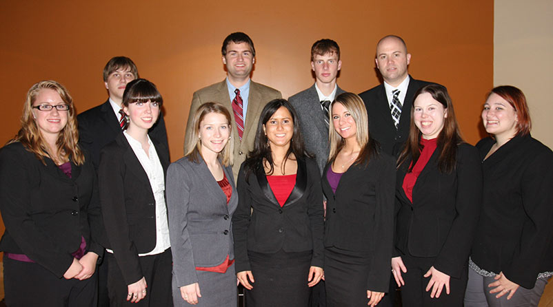 2010 Moot Court team photo