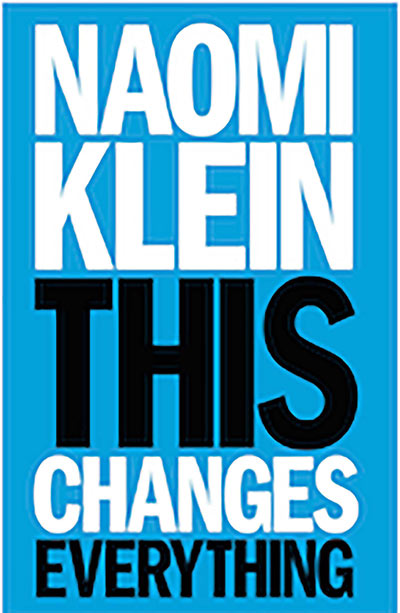 Cover of the book This Changes Everything by Naomi Klein