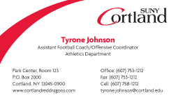 Business Card Variation, cell phone number