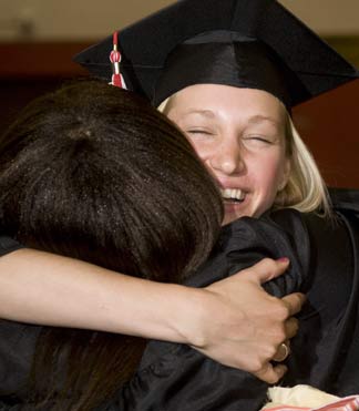 Graduates embrace