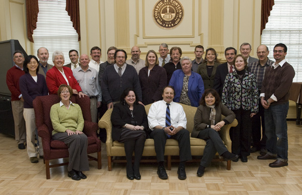 Members of the Faculty Senate Fall 2009-Spring 2010 Faculty Senate senators and officers