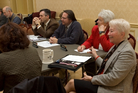 Senators at work