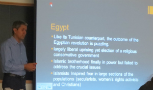 Larbi Touaf Talking About the Arab Spring in Egypt