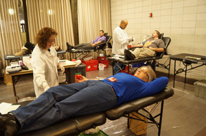 Red Cross blood drive