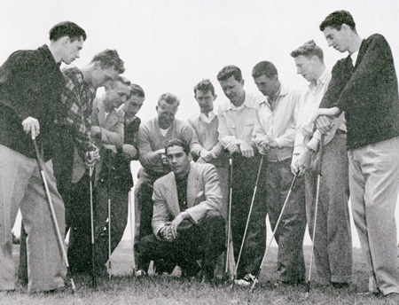 The 1949 men's golf team
