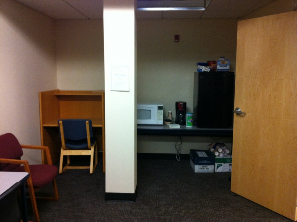 Non-Trad student Lounge Refrigerator and Microwave