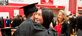 Commencement embrace