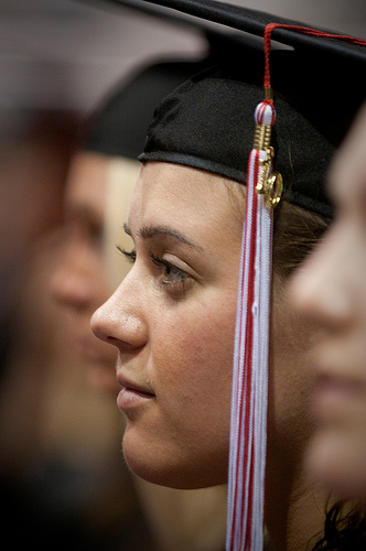 Female grad
