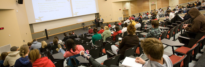Teaching in a Lecture Hall
