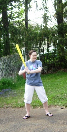 Kasey at Bat