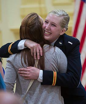 Student honored at Commissioning Ceremony