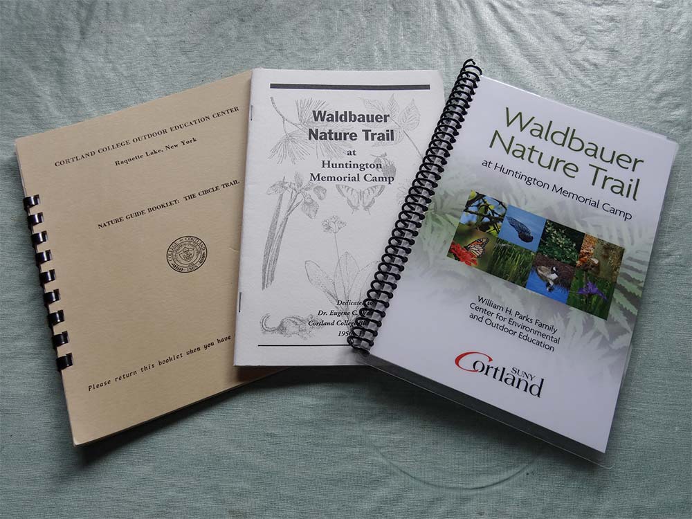 Picture of the various nature trail guides