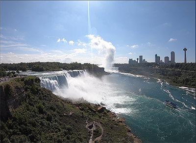Photo of Niagara Falls taken by international student Ardesian Binjakaj