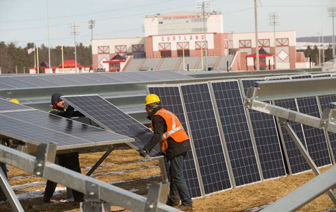 Campus Converts to 100 Percent Renewable Energy