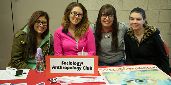 Students in the Sociology/Anthropology Club