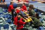 Students share skills in athletic training, emergency response