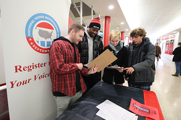 SUNY Cortland recognized for student voter turnout