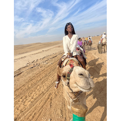 Runner-up Meyah Douglas The Pyramids of Giza Giza, Egypt