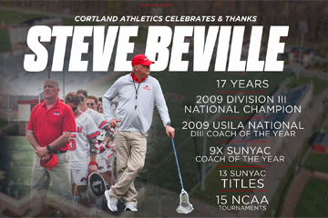 Men’s lacrosse coach Steve Beville announces retirement