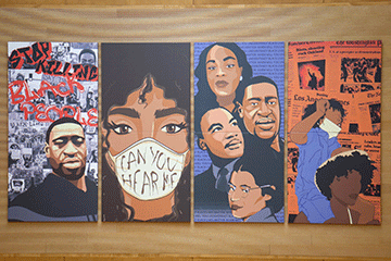 Black Lives Matter mural unveiled