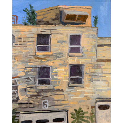 Jacob Van Langeveld, “Grove Street,” 2025, oil on canvas