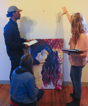 Gallery Displays Student Select Artwork