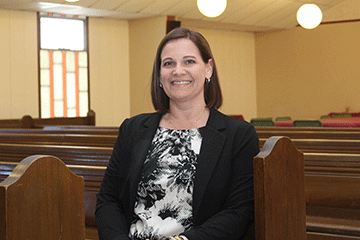 Tricia Wilder directs Catholic Campus Ministry