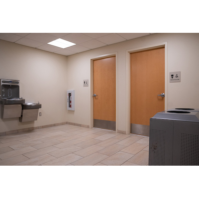 Lobby bathrooms