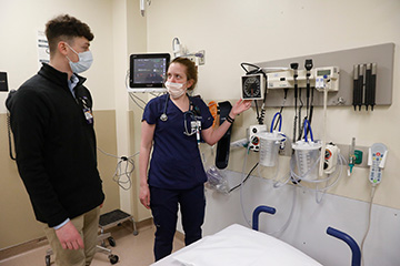 Local hospital internship introduces students to patient care