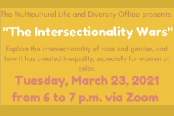 Discussion on race, gender and intersectionality on March 23