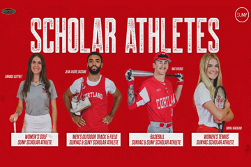 Cortland athletes earn SUNY and SUNYAC spring academic awards