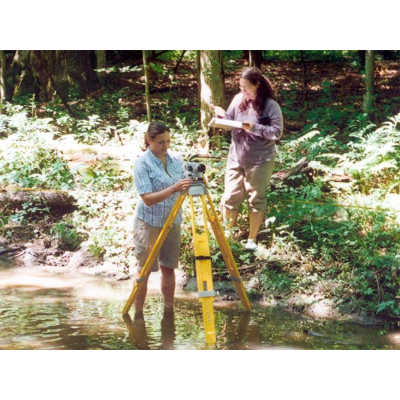 River Survey equipment setup