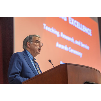 President Erik J. Bitterbaum opened the ceremony with remarks.
