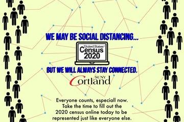 Students should list Cortland as residence in 2020 Census