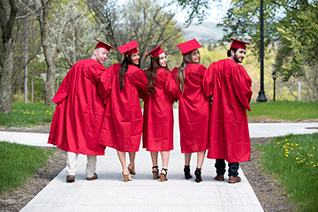 Colorful Commencement to Cap College Careers