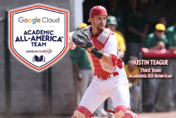 Justin Teague Academic All-American for Second Straight Season