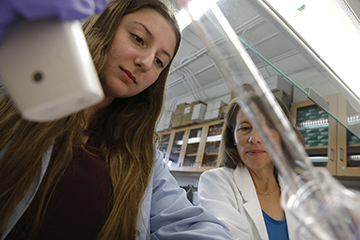 Student researches the science of smell 