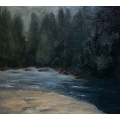 Third prize — Bella Chuley, oil on canvas painting, untitled