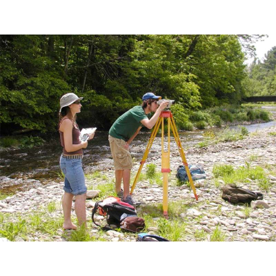 Surveying on the Esopus River