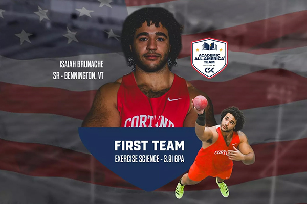 Isaiah Brunache repeats as first team Academic All-American