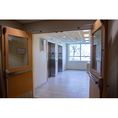Hallway and elevators